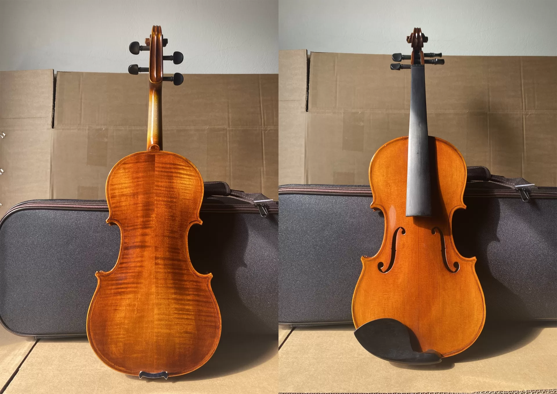 Violin Aurora AU03_có setup, full phụ kiện cho người mới học Violin