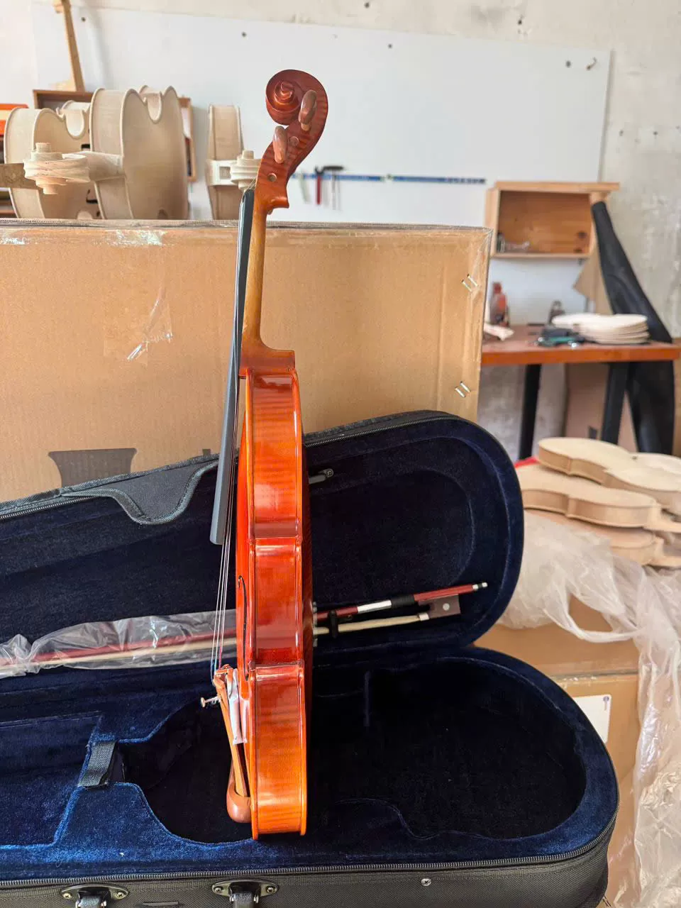 Violin Aurora VA01, có setup cho người mới, FULL PHỤ KIỆN
