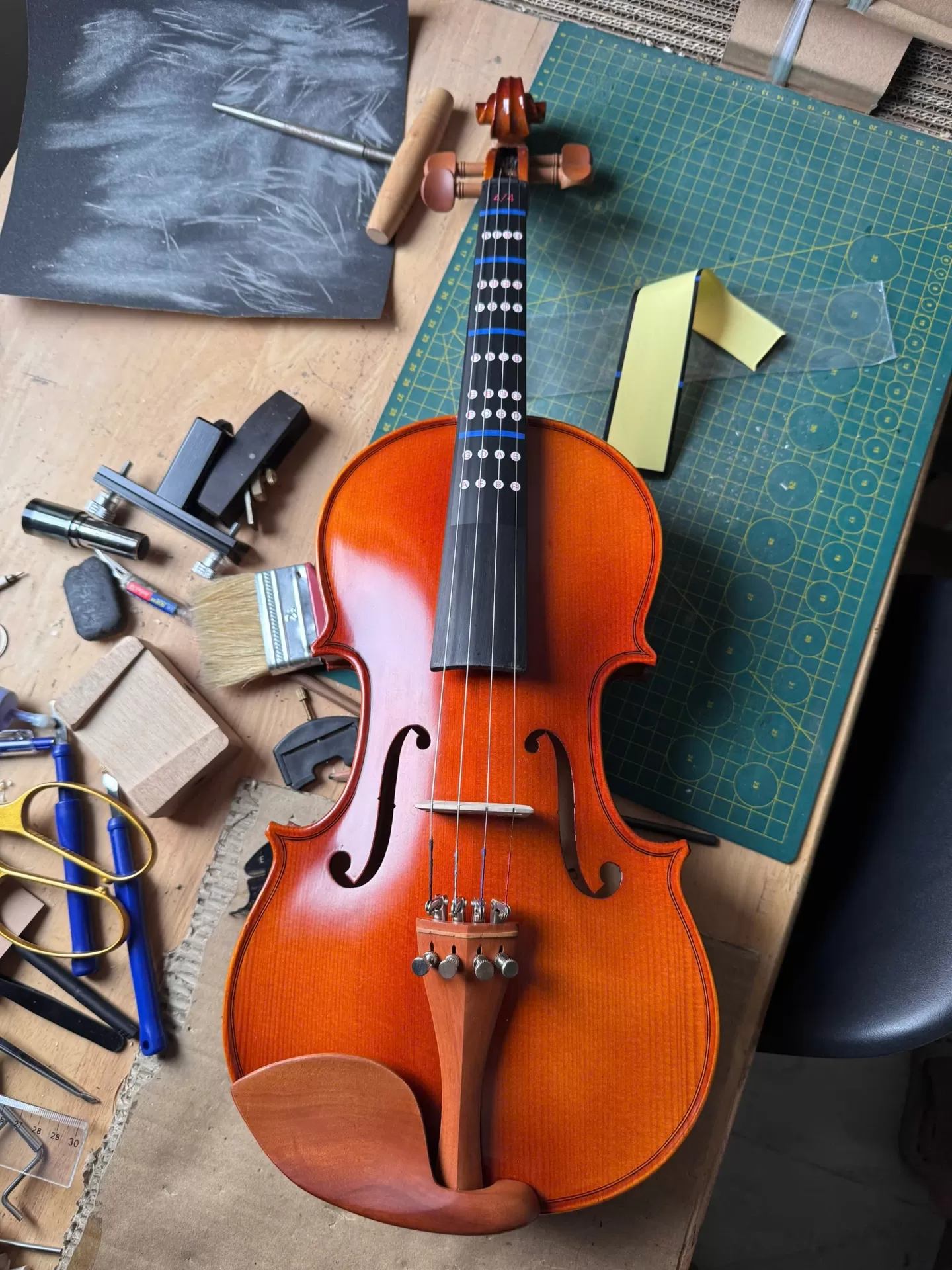 Violin Aurora VA01, có setup cho người mới, FULL PHỤ KIỆN
