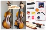 Violin Aurora AU01_có setup, full phụ kiện cho người mới học Violin