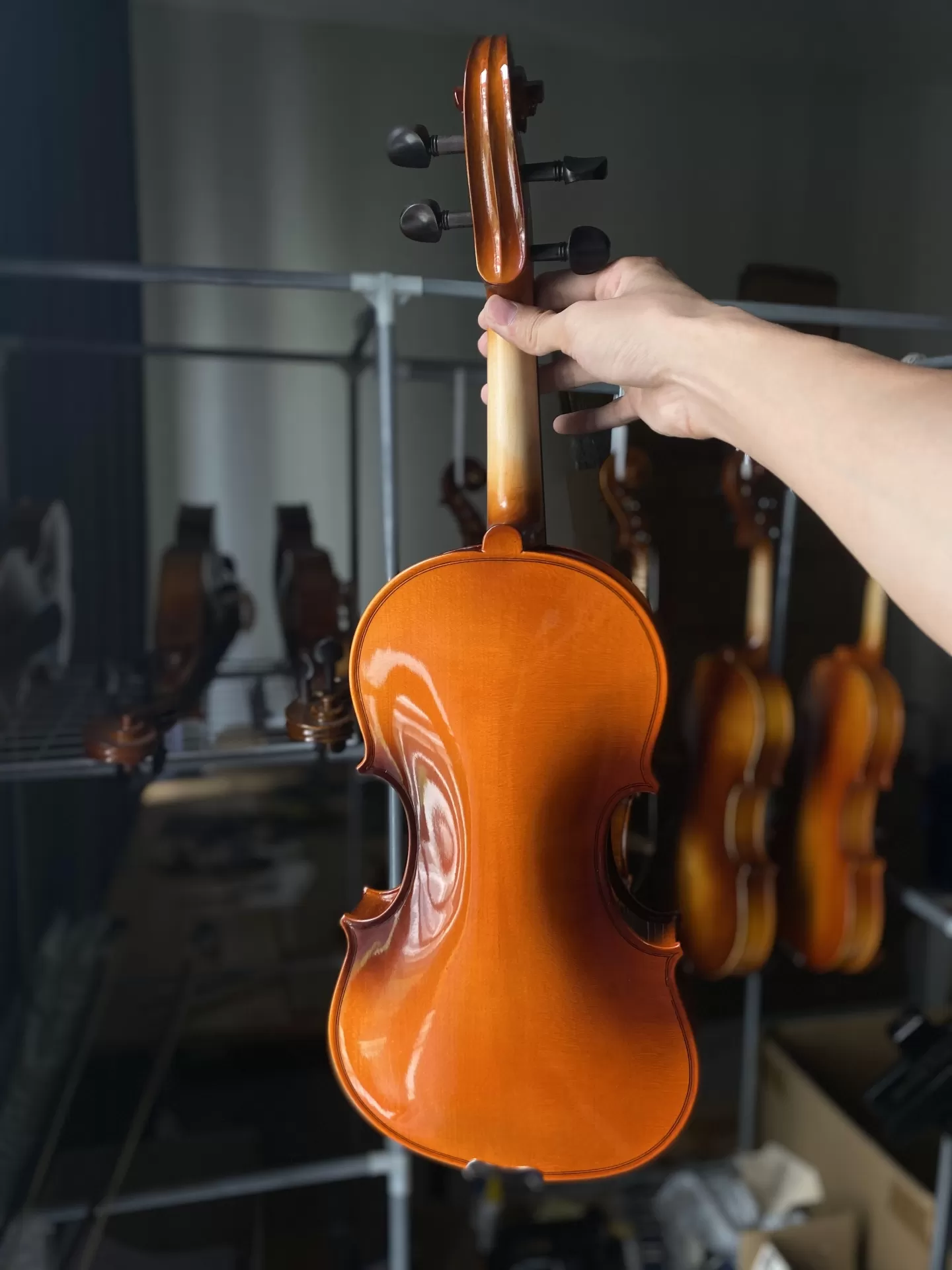 Violin Aurora au01-H_có setup, full phụ kiện cho người mới học Violin