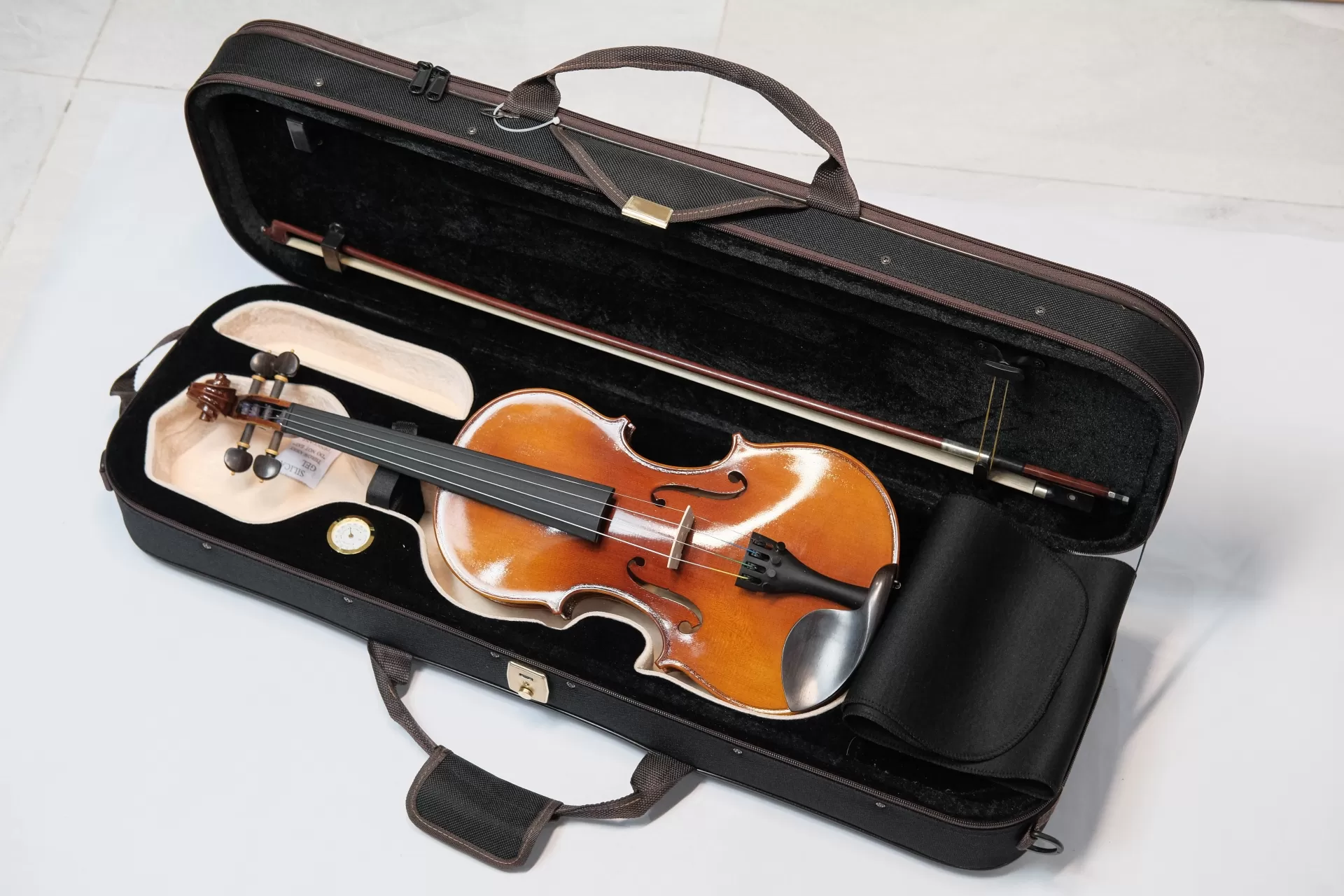 Violin Aurora AU03-H_có setup, full phụ kiện cho người mới học Violin