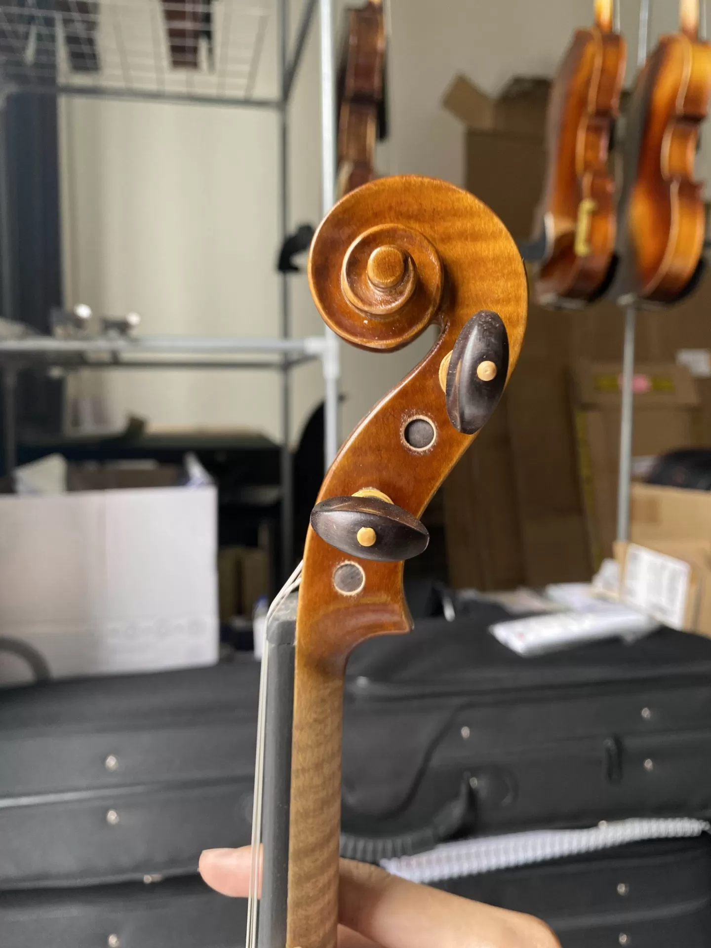 Violin Aurora AU03-H_có setup, full phụ kiện cho người mới học Violin