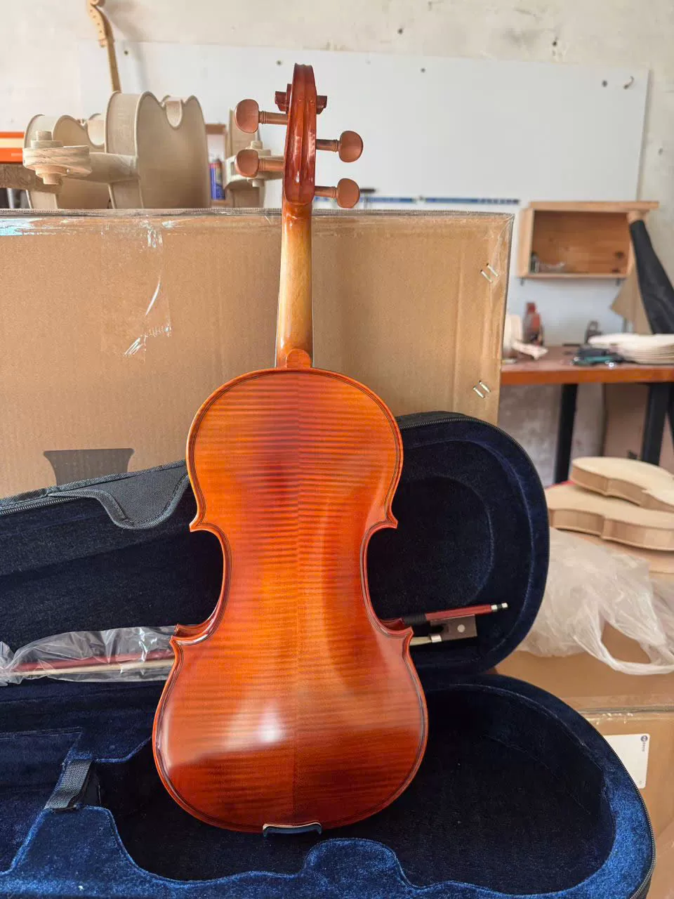 Violin Aurora VA01, có setup cho người mới, FULL PHỤ KIỆN